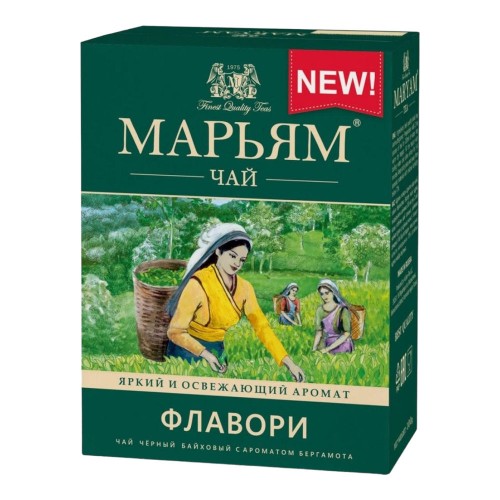 Чай черный Марьям Флавори с бергамотом листовой (100 гр)
