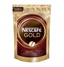 Кофе растворимый Nescafe Gold (220 гр)