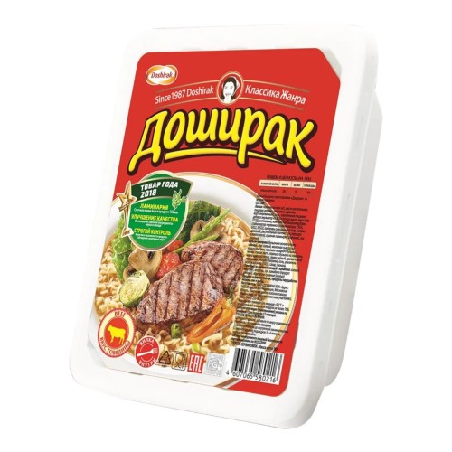Лапша Доширак со вкусом говядины (90 гр)