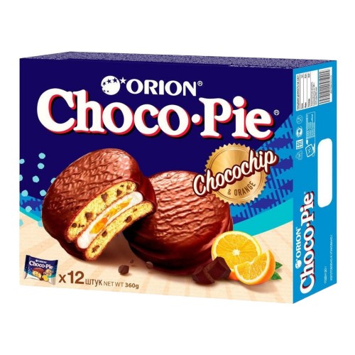 Пирожное Orion Choco-Pie ChocoChip (360 гр)