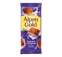 Шоколад Alpen Gold молочный Черника с йогуртом