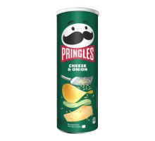 Чипсы картофельные Pringles Сыр и Лук (165 гр)